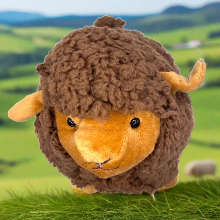 Mini Cuddly Lamb - Brown