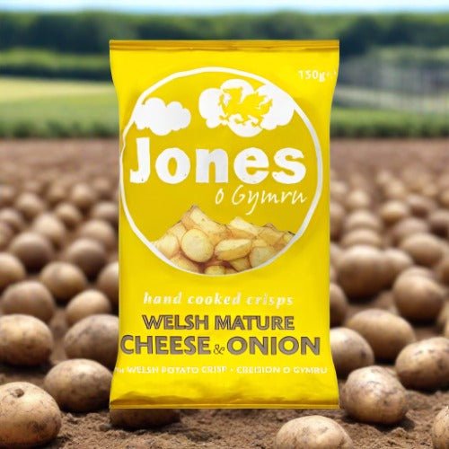 Jones Crisps, Welsh Mature Cheese & Onion - Giftware Wales