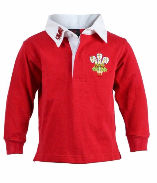 Junior Baby - Retro Welsh Rugby Shirt - Giftware Wales