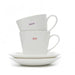 Keith Brymer Jones Espresso Cup & Saucer Set - his hers - Giftware Wales