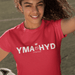 Kids - Yma o hyd Y Wal Goch T Shirt (Unisex) - Giftware Wales