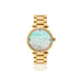 Ladies Classic Mother of Pearl Yellow Gold Plated Stainless Steel Watch - Giftware Wales