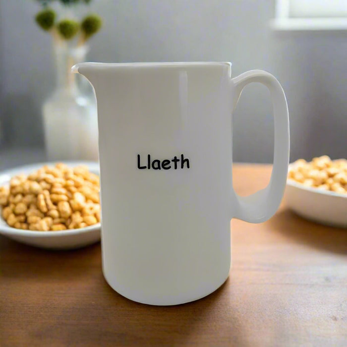 Llaeth Jug - Welsh Pottery Milk Jug - Giftware Wales