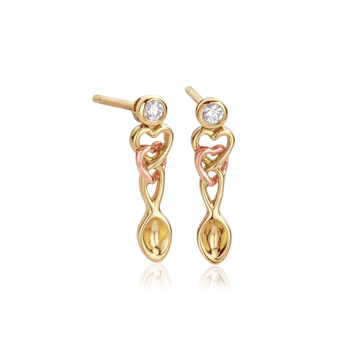 Lovespoons Earings by Clogau® GOLD - Giftware Wales