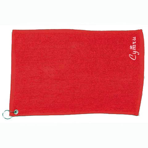 Luxury Range Welsh Golf Towel - Giftware Wales