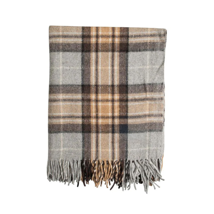 Balmoral Wool Knee Blanket/Throw | Premium Soft & Warm Pure Wool Lap Blanket for Home, Travel, Picnics & Outdoor Comfort | Classic Scottish-Style Tartan Knee Rug for Sofa, Chair, Office & Everyday Use