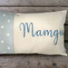 Mamgu Dotty Welsh Cushion - Rectangle - Giftware Wales