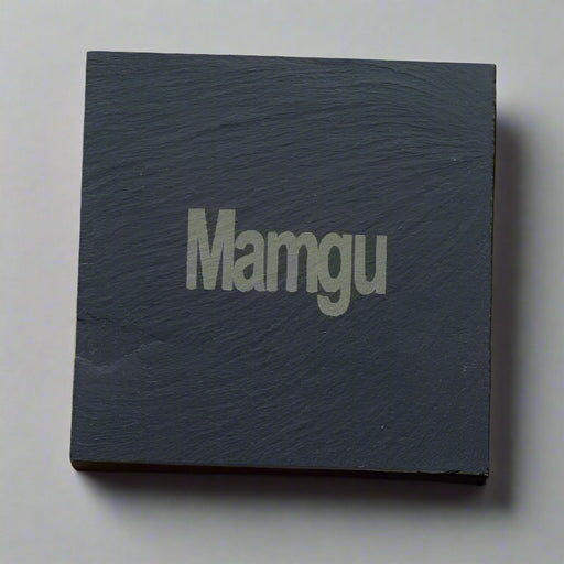 Mamgu - Grandmother Square Welsh Slate Coaster - Giftware Wales