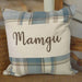 Mamgu Wool Touch Square Welsh Cushion - Giftware Wales