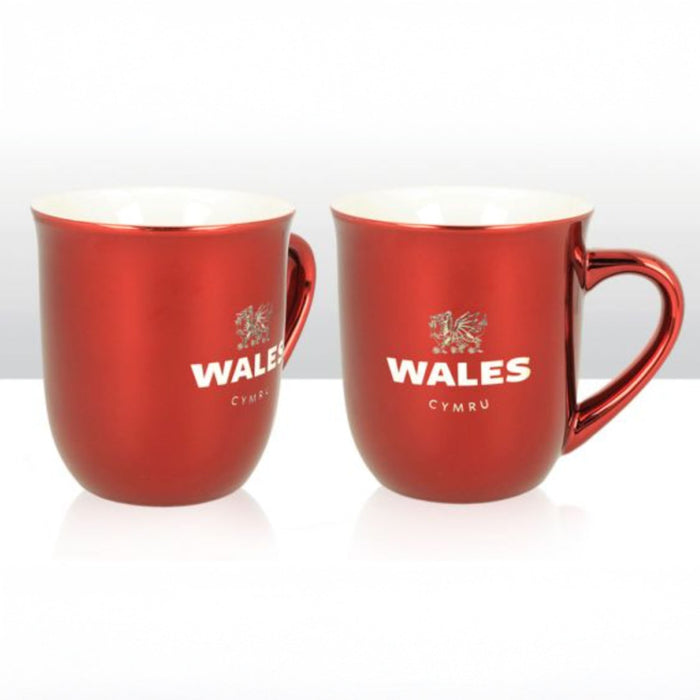 Wales Red Metallic Mug 006