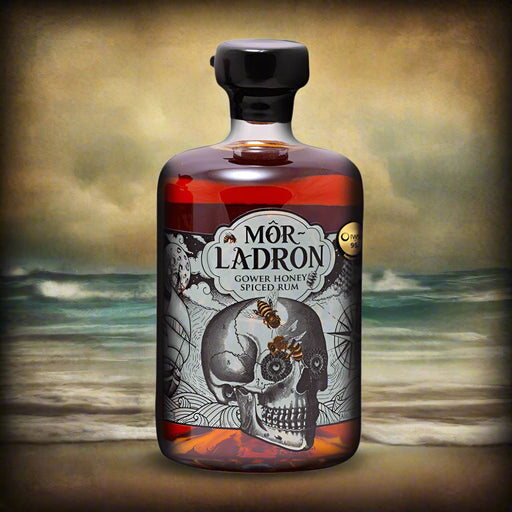 Mor Ladron Gower Honey Spiced Rum 75cl - Giftware Wales