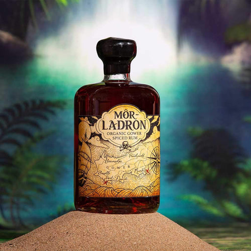 Mor Ladron Organic Rum 40%, 5cl (Gower Gin Company) - Giftware Wales