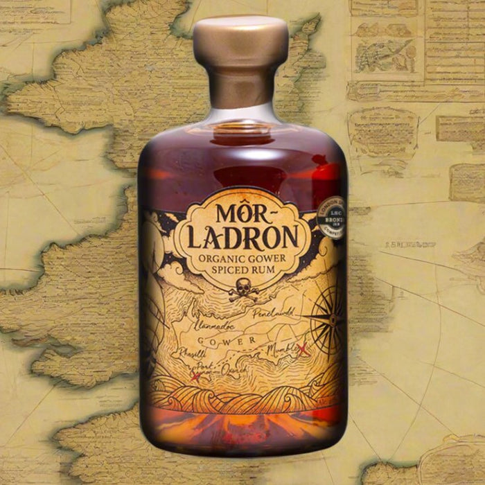 Mor Ladron Organic Rum 40%, 70cl - Giftware Wales