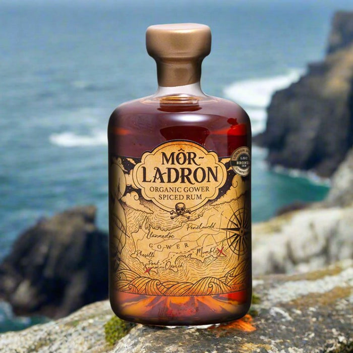 Mor Ladron Organic Rum 40%, 70cl - Giftware Wales