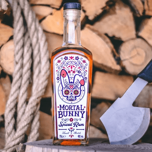 MORTAL BUNNY Spiced Rum 70cl by Richard Hibbard - Giftware Wales