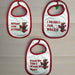 Multi Pack - Welsh Themed Baby Bibs GW - Giftware Wales