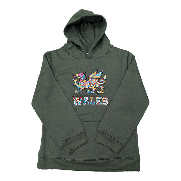 New Kids Multi-Coloured Dragon Wales Hoodie