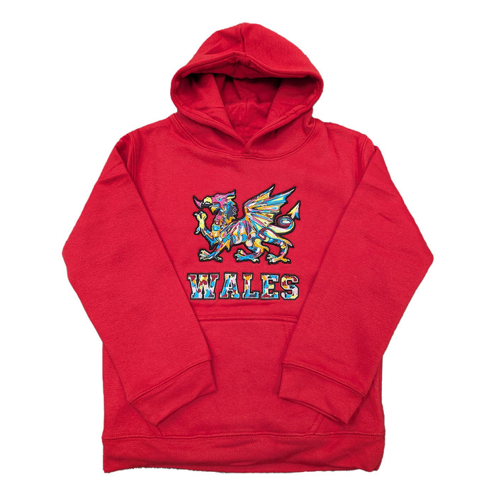 New Kids Multi-Coloured Dragon Wales Hoodie