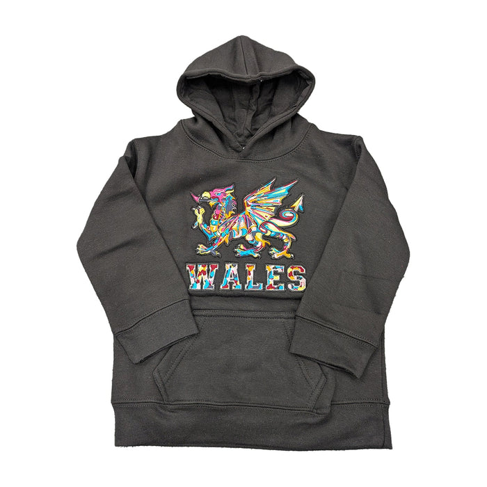 New Kids Multi-Coloured Dragon Wales Hoodie