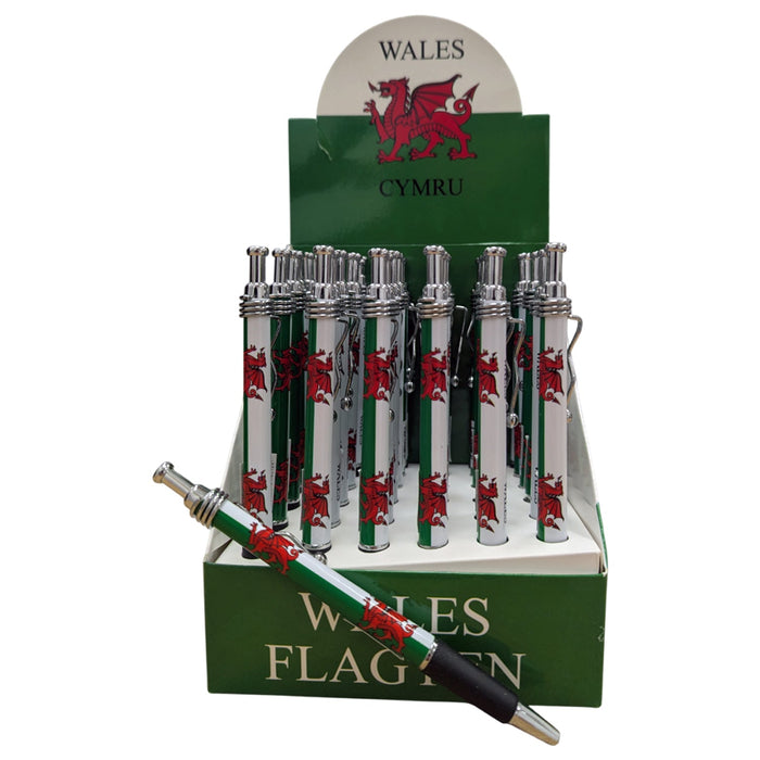 Wales Flag Spiral Pen