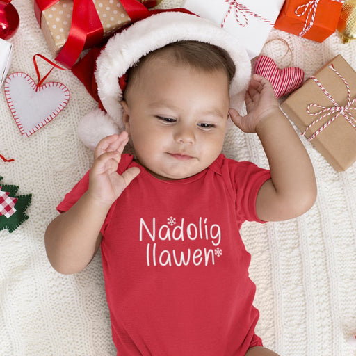 Nadilig Llawen | Welsh Baby Vest - Giftware Wales