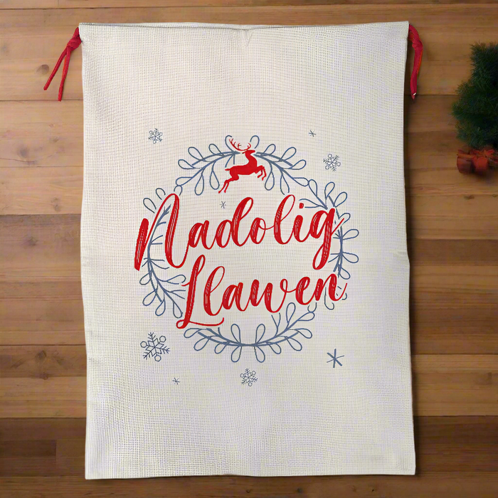 Nadolig Llawen Santa Sack - Giftware Wales