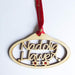 Nadolig Llawen Welsh - Oval Christmas Hanger - Giftware Wales