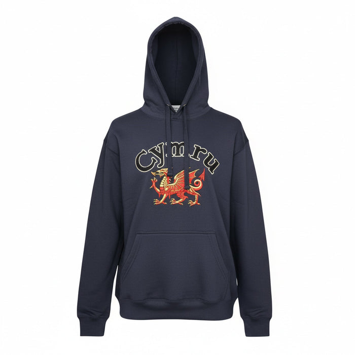 New Navy Towelling Cymru Hoodie
