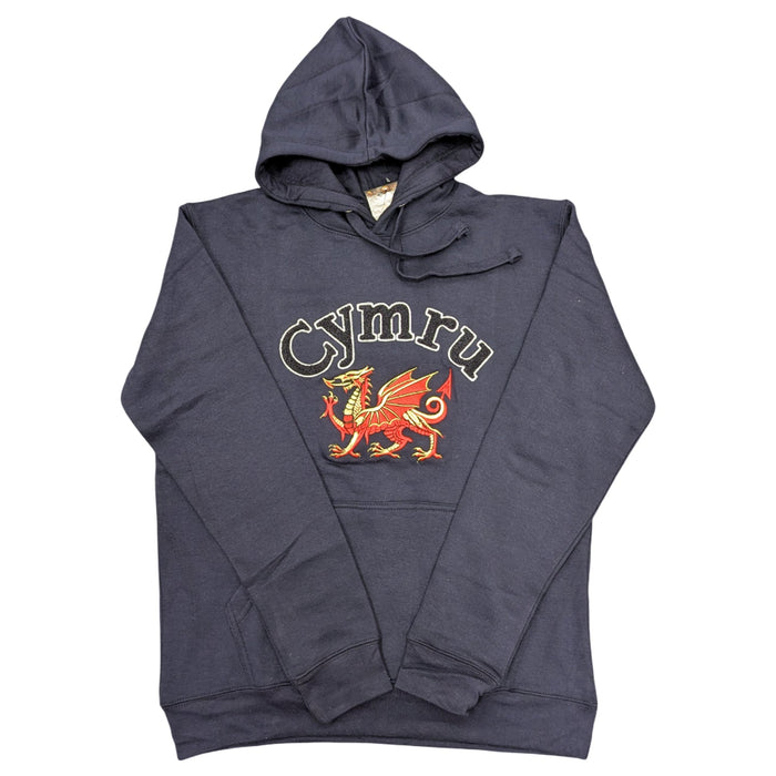 New Navy Towelling Cymru Hoodie