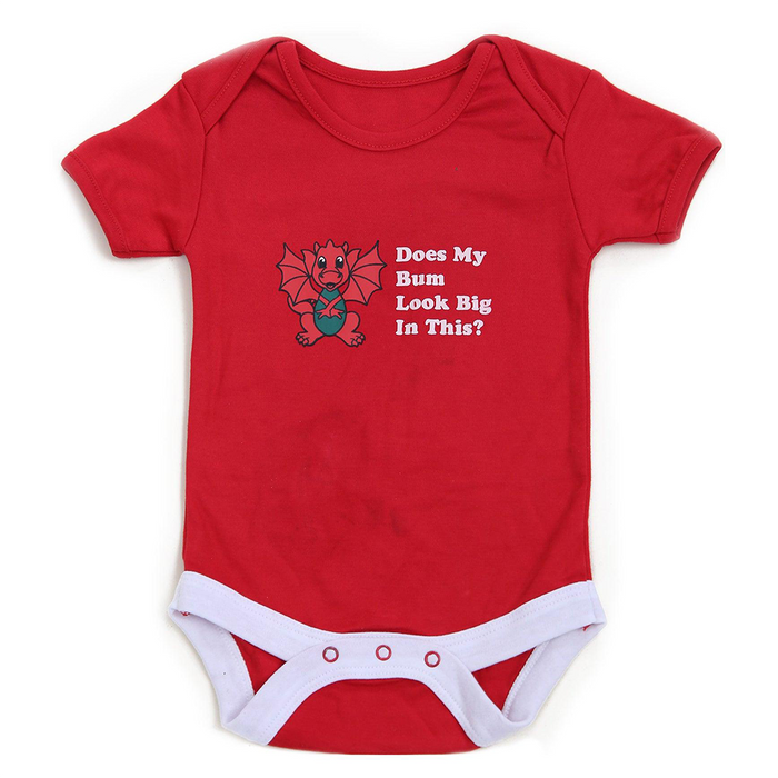 Babies Big Bum Nappy T | Playful Baby Tee with Roomy Fit for Nappies | Fun & Cheeky Design | Soft, Comfortable & Practical for Everyday Wear