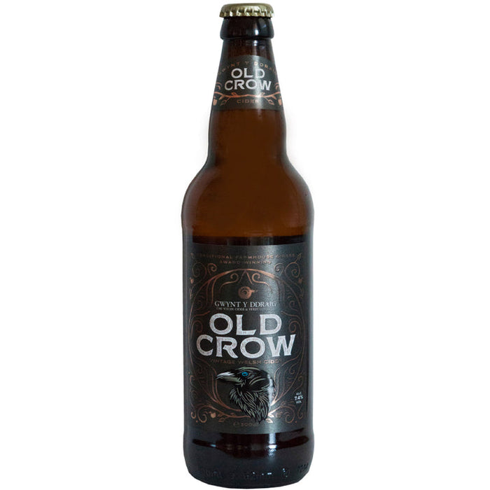 Gwynt y Ddraig, Old Crow Cider, 500ml Bottle