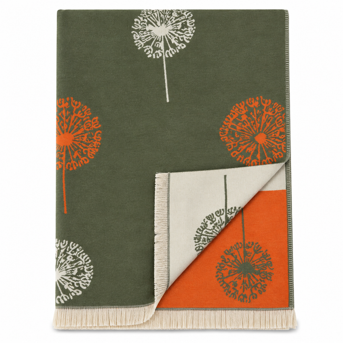 Welsh Woollens New Allium Super Soft Stole Olive