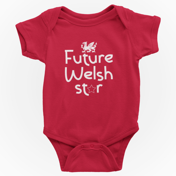Future Welsh Star Baby Vest