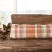 Orange balmoral check Draught Excluder - Giftware Wales