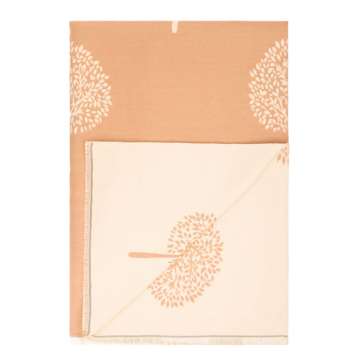 Welsh Woollens Original Tree Super Soft Stole Light Beige/Beige