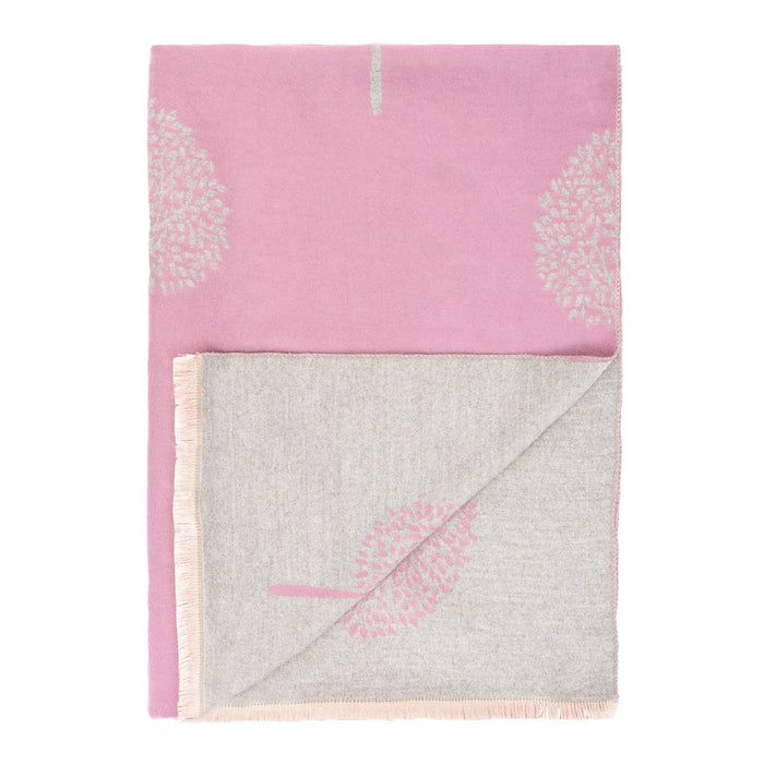 Welsh Woollens Original Tree Super Soft Stole Purple/Grey