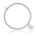 Paw Print White Topaz Affinity Bead Bracelet by Clogau® - Giftware Wales