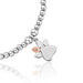 Paw Print White Topaz Affinity Bead Bracelet by Clogau® - Giftware Wales