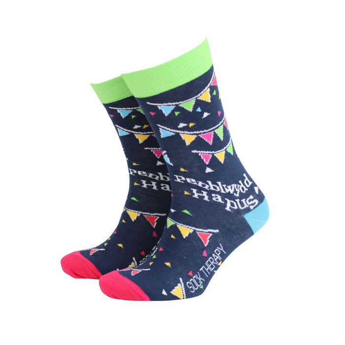 Penblwydd Hapus – Men’s Welsh Bamboo Socks - Giftware Wales