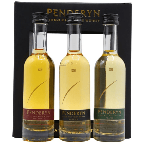 Penderyn Miniature Whisky Selection Set, 3 x 5cl - Giftware Wales