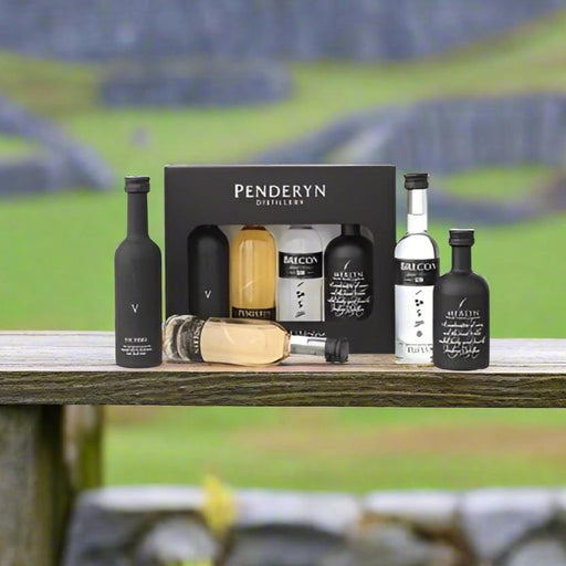 Penderyn 'The Spirit of Wales' Gift Set, 4 x 5cl - Giftware Wales