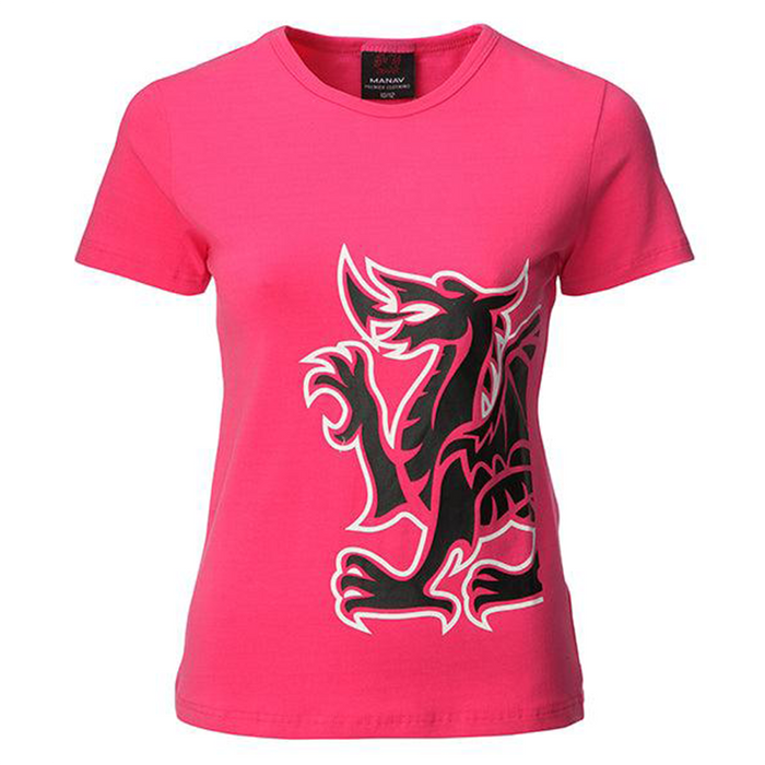 Ladies Welsh National Anthem Skinni T-Shirt