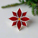 Poinsettia brooch PB2042 - Giftware Wales