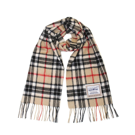 Pure Wool Camel Thomson Scarf - by Heritage Traditions - Giftware Wales