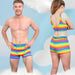 Rainbow Mens Boxer Shorts by Oddballs® - Giftware Wales