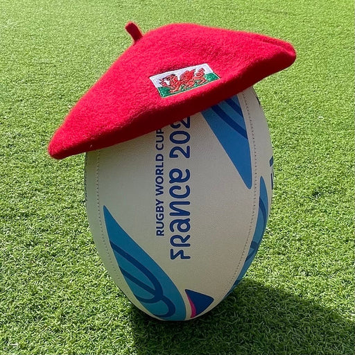 Red Beret with Welsh Flag design - Giftware Wales