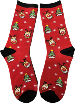 Christmas Socks Red