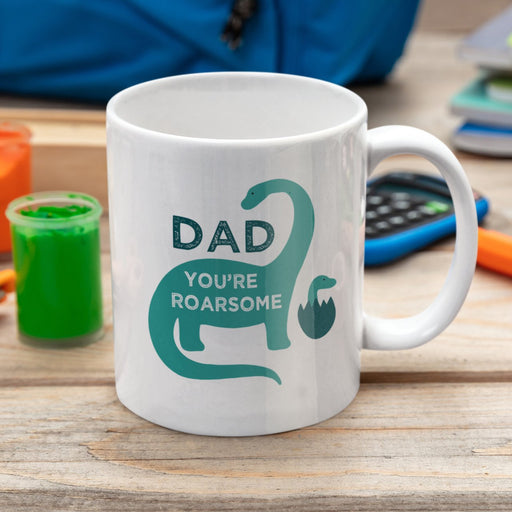 Roarsome Dad Dinosaur Mug - Giftware Wales