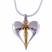 Silver Angel Pendant With Gold Plating (Spg513) - Giftware Wales
