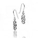 Silver Ear Wires Celtic Interlocking Design - Giftware Wales